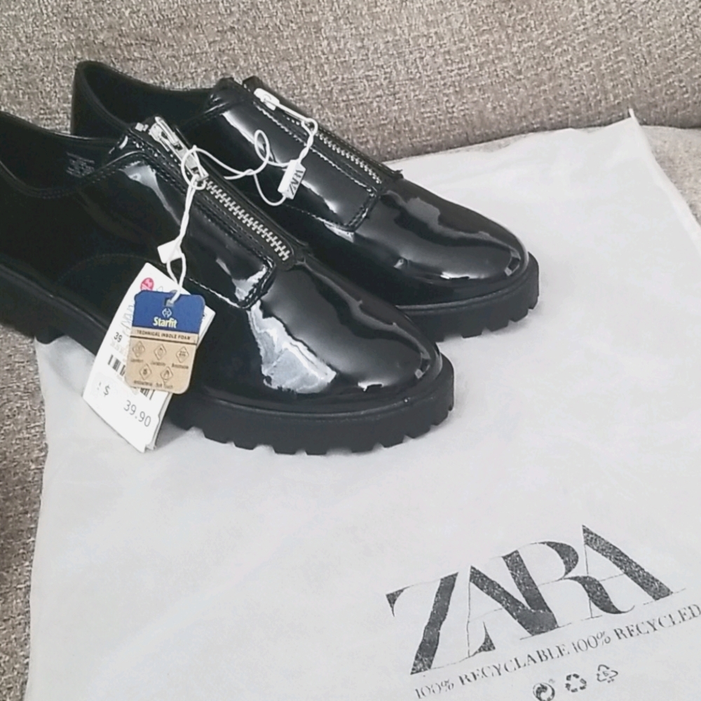 Zara black shoes for women